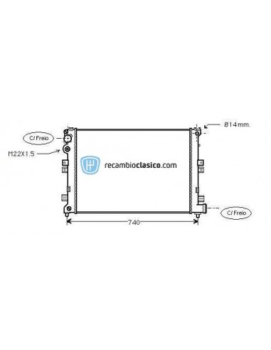 Comprar Radiador refrigeración PEUGEOT Expert 2.0HDi online