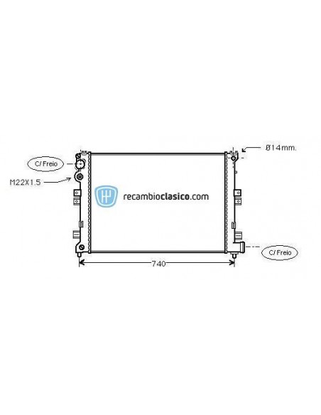 Comprar Radiador refrigeración FIAT Scudo 2.0 JT online