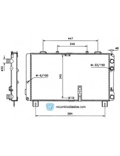 Comprar Radiador refrigeración CITROEN CX 2.2D/2.5D 75-85 online