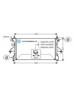 Comprar Radiador refrigeración PEUGEOT Boxer 2.2HDi online