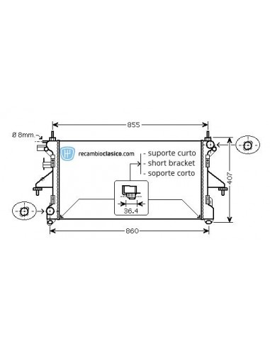 Comprar Radiador refrigeración FIAT Ducato 2.2HDi / 3. online