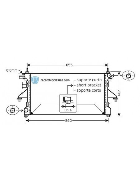 Comprar Radiador refrigeración FIAT Ducato 2.2HDi / 3. online