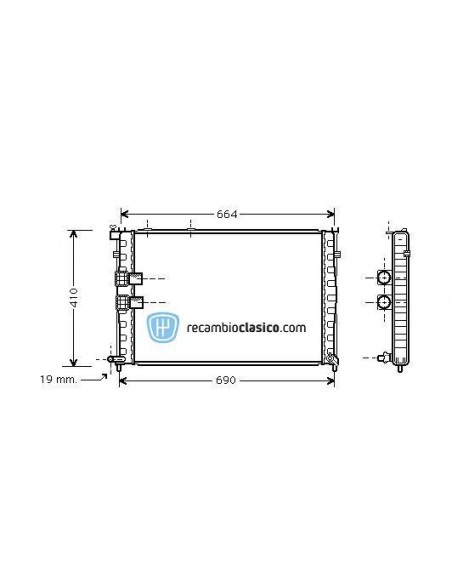 Comprar Radiador refrigeración CITROEN Xantia 3.0 V6 / 2.1TD