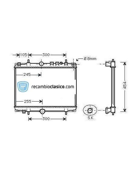 Comprar Radiador refrigeración CITROEN Xantia 3.0 V6 / 2.1TD