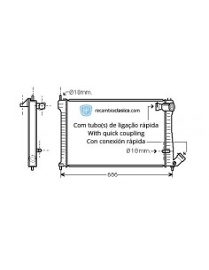 Comprar Radiador refrigeración CITROEN Xantia 2.1 TD // 1.9 TD