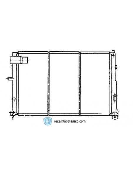 Comprar Radiador refrigeración Peugeot 605 TD 94 online