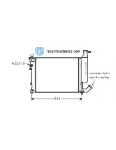 Comprar Radiador refrigeración CITROEN ZX/Xsara online