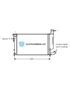 Comprar Radiador refrigeración PEUGEOT 306 II online