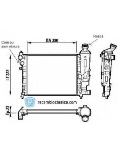 Comprar Radiador refrigeración PEUGEOT 106 II 96- online