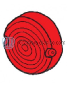 Comprar Tulipa redonda roja trasera Fiat 1300 y 1500 online