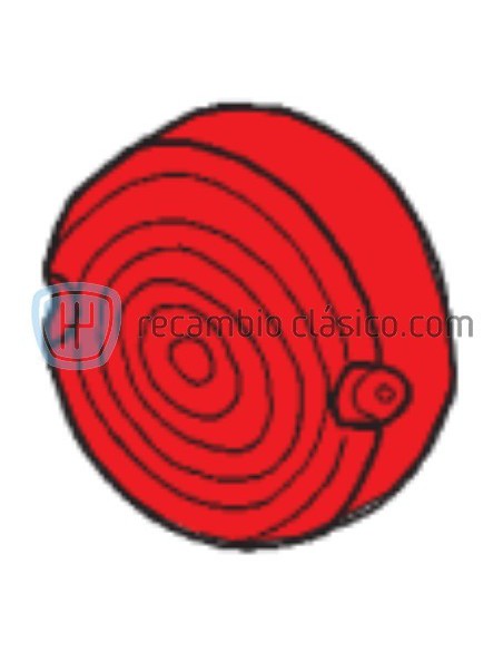 Comprar Tulipa redonda roja trasera Fiat 1300 y 1500 online