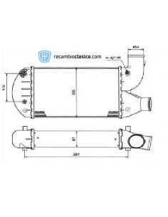 Comprar Intercooler FIAT Bravo/Marea 00-02 online
