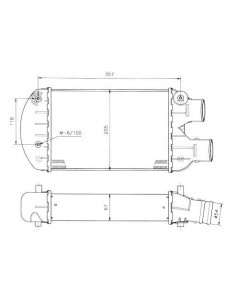 Comprar Intercooler FIAT Bravo 1.9TD//Brava 1.9TD//Marea 1.9TD