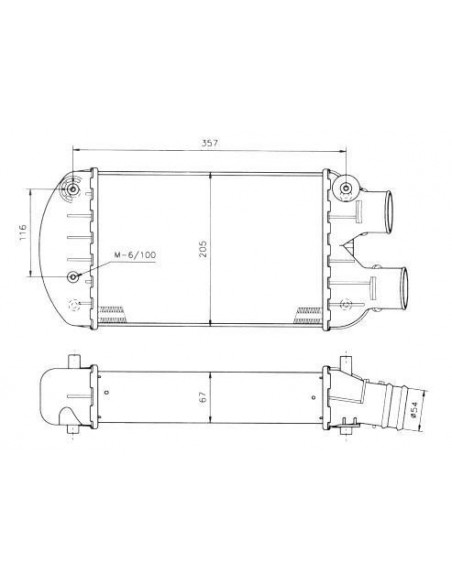 Comprar Intercooler FIAT Bravo 1.9TD//Brava 1.9TD//Marea 1.9TD