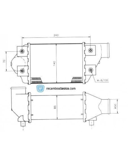 Comprar Intercooler FIAT Uno 1.3 TURBO online