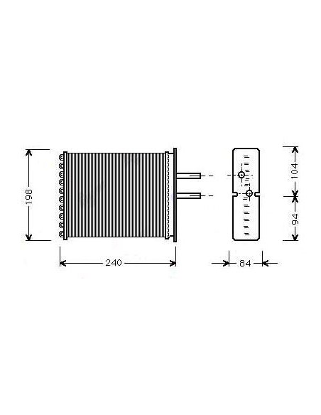 Comprar radiador de calefacción FIAT Punto (176) 93-00 /