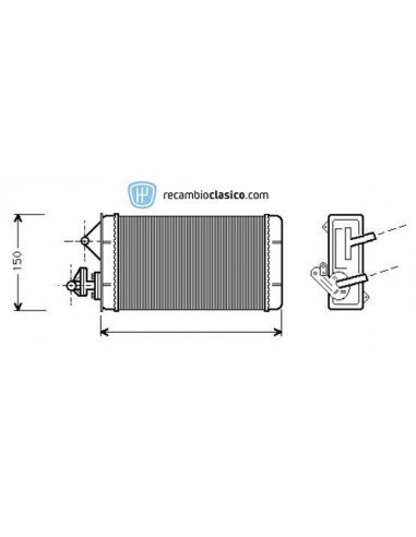 Comprar radiador de calefacción FIAT Uno C/ grifo (Todos