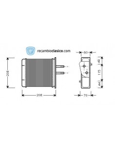 Comprar radiador de calefacción FIAT Punto (M. Marelli) online