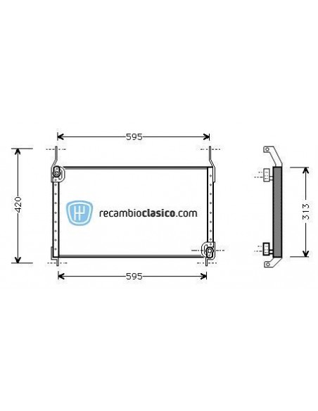 Comprar Condensador aire acondicionado FIAT Bravo/Brava/Marea