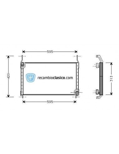 Comprar Condensador aire acondicionado FIAT Brava/Bravo/Marea