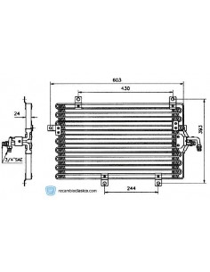 Comprar Condensador aire acondicionado FIAT Tipo/Tempra -93