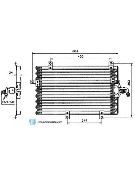 Comprar Condensador aire acondicionado FIAT Tipo/Tempra -93