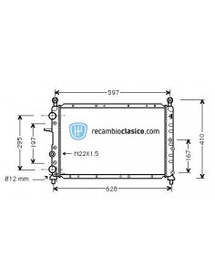 Comprar Radiador refrigeración FIAT Coupé 2.0i 16v 94- online
