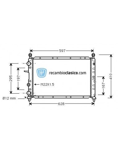 Comprar Radiador refrigeración LANCIA Dedra I 2.0ie Turbo 90-