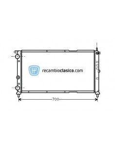 Comprar Radiador refrigeración FIAT Punto 1.7 / 1.9 D / TD 93-