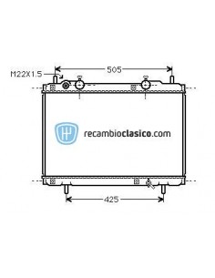Comprar Radiador refrigeración FIAT Bravo/Brava/Marea 1.4 +A.C.