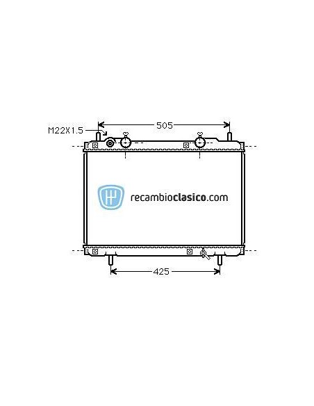 Comprar Radiador refrigeración FIAT Bravo/Brava/Marea 1.4 +A.C.