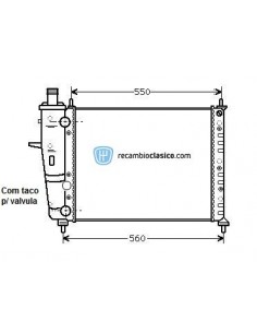 Comprar Radiador refrigeración FIAT Brava/Brava/Marea 1.2i 16v