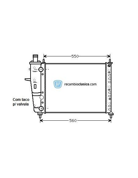 Comprar Radiador refrigeración FIAT Brava/Brava/Marea 1.2i 16v
