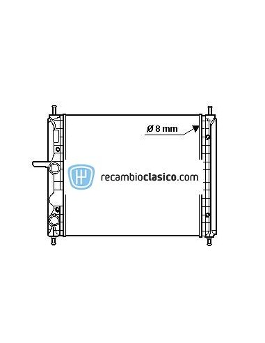 Comprar Radiador refrigeración FIAT Bravo/Brava 1.6 16V AC 96-