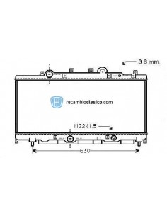 Comprar Radiador refrigeración FIAT Punto 90 1.6 AC 93- online