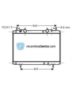 Comprar Radiador refrigeración FIAT Brava 1.4/1.8/1.9D 95-01 /