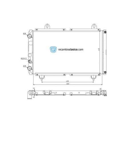 Comprar Radiador refrigeración PEUGEOT J5 1.9D/2.5D 85-94 online