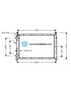 Comprar Radiador refrigeración LANCIA DEDRA 1.9TD 94- online