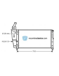 Comprar Radiador refrigeración Lancia Y 1.2 online
