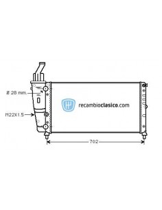Comprar Radiador refrigeración FIAT Punto 75/85 16V SX/ELX AC