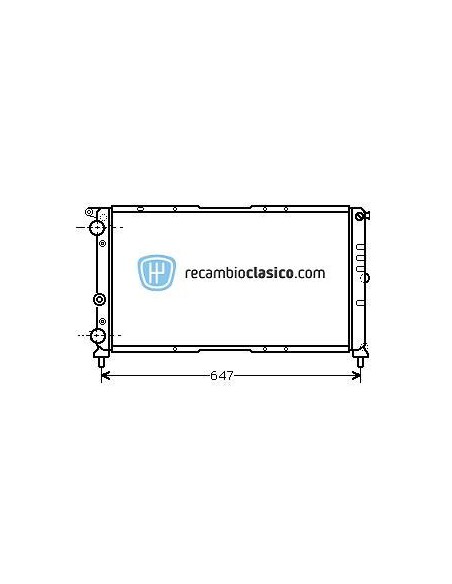 Comprar Radiador refrigeración FIAT Punto 1.4 GT TURBO 93-