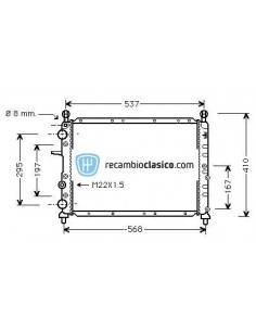 Comprar Radiador refrigeración LANCIA Dedra I 1.4/1.6 AC 90-