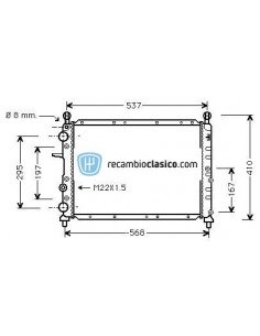 Comprar Radiador refrigeración FIAT Tipo/Tempra 1.4/1.6 AC