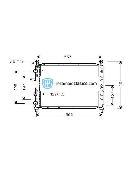 Comprar Radiador refrigeración FIAT Tipo/Tempra 1.4/1.6 AC