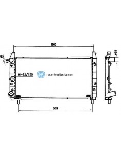 Comprar Radiador refrigeración FIAT Uno 1.7D/1.4TD/1.7TD/2.0TD