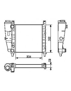 Comprar Radiador refrigeración FIAT Uno 45 online