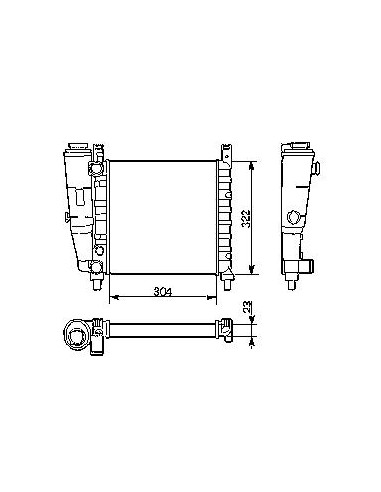 Comprar Radiador refrigeración FIAT Uno 45 online
