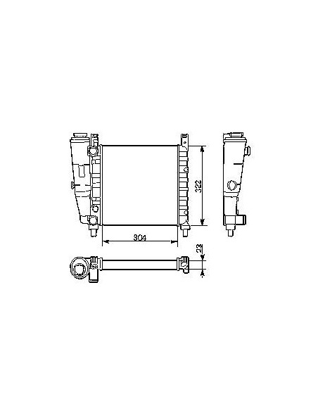 Comprar Radiador refrigeración FIAT Uno 45 online