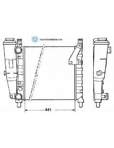 Comprar Radiador refrigeración FIAT Uno 70 online