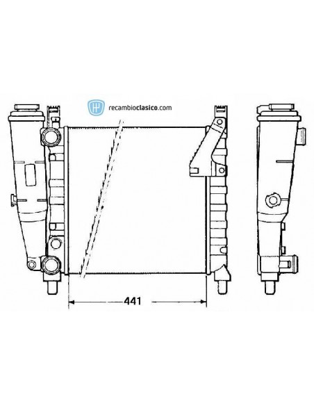 Comprar Radiador refrigeración FIAT Uno 70 online